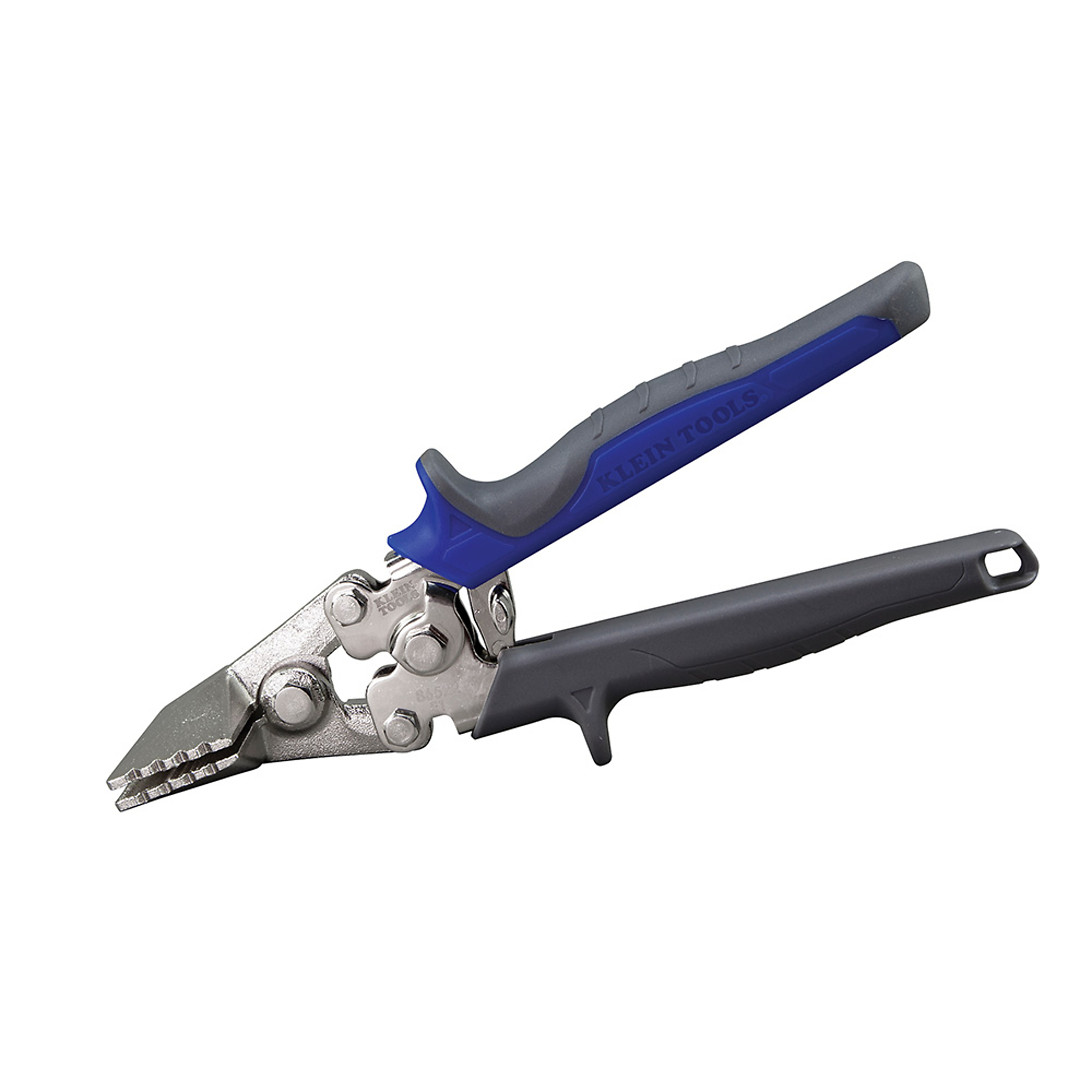 Klein Tools Straight Hand Seamer — 3in. Jaw, Compound-Leverage Mechanism, Steel, Model# 86522